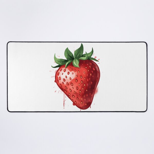 Item preview, Juicy Strawberry Sticker | Cute Watercolor Strawberry Fruit Illustration designed and sold by dreamz-world.