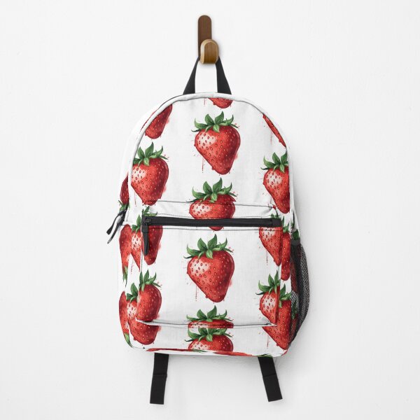 Item preview, Juicy Strawberry Sticker | Cute Watercolor Strawberry Fruit Illustration designed and sold by dreamz-world.
