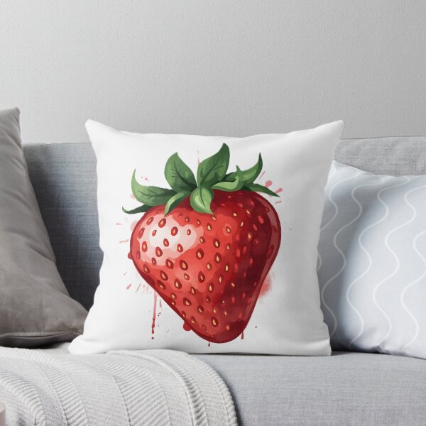 Item preview, Juicy Strawberry Sticker | Cute Watercolor Strawberry Fruit Illustration designed and sold by dreamz-world.