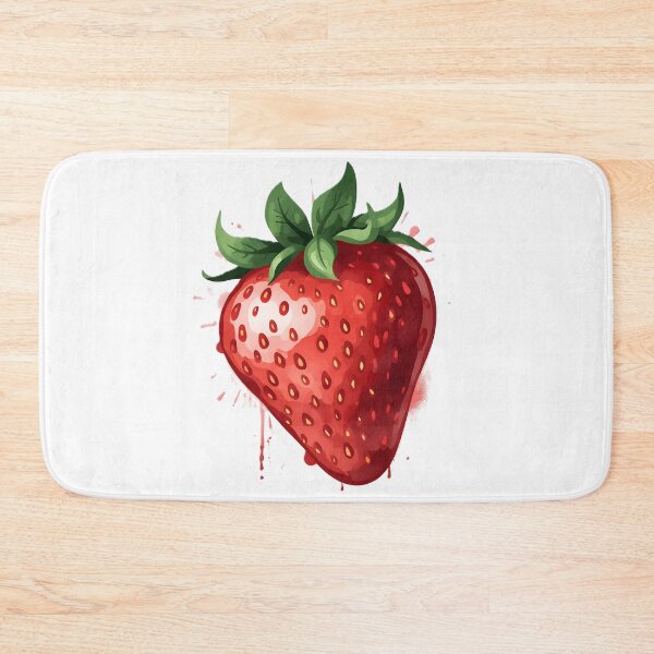 Item preview, Juicy Strawberry Sticker | Cute Watercolor Strawberry Fruit Illustration designed and sold by dreamz-world.