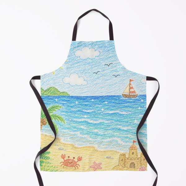 Item preview, Sunny Beach Day Crayon Scenery designed and sold by 0606PM.