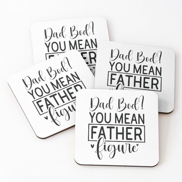 Item preview, Dad Bod You Mean Father Figure - Funny Dad Quotes Retro Vintage Aesthetic Husband Papa Gift designed and sold by FuzionRaptor.