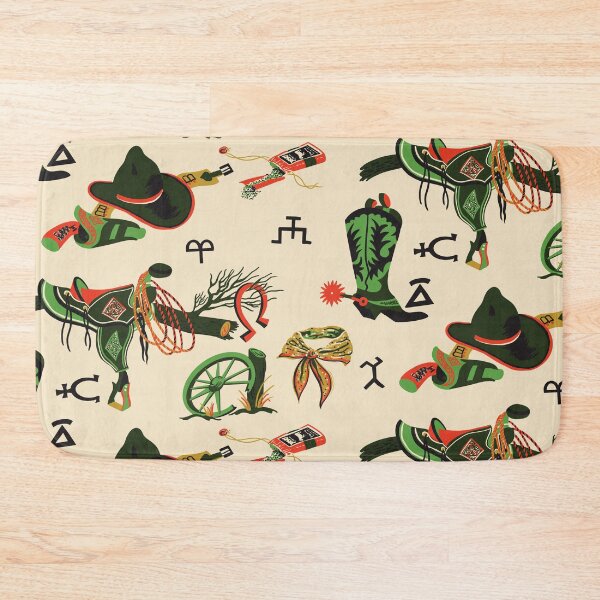 Item preview, Panhandle Slim Western Print in Cream designed and sold by Raqilu Designs.