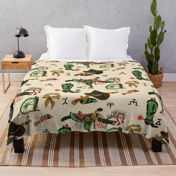 Item preview, Panhandle Slim Western Print in Cream designed and sold by Raqilu Designs.