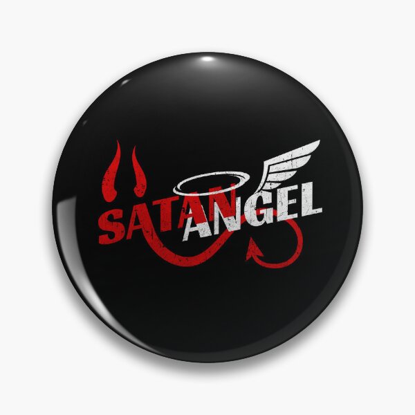 Item preview, Vintage Satangel Duality Grunge Aesthetic Distressed with Satan and Angel  designed and sold by Aetherix Studio.