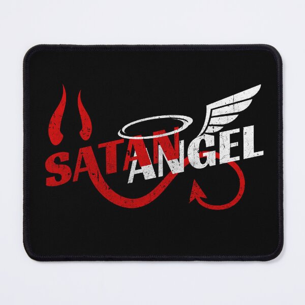 Item preview, Vintage Satangel Duality Grunge Aesthetic Distressed with Satan and Angel designed and sold by Aetherix Studio.