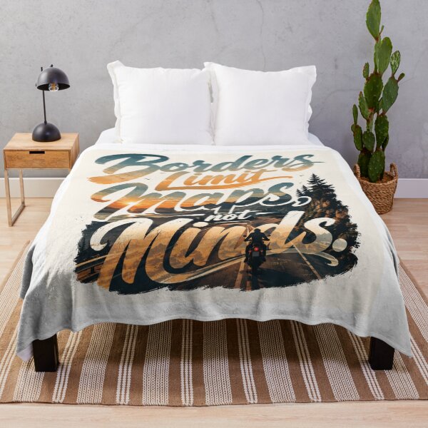 Item preview, Borders Limit Maps, Not Minds designed and sold by Grandtshirt | Creative Print Designs.