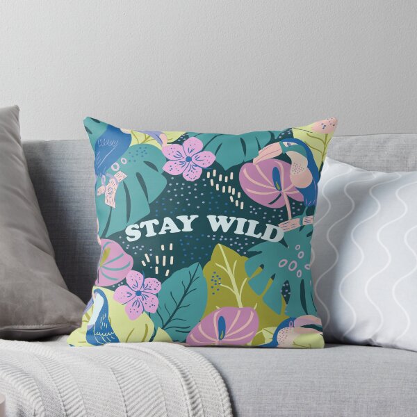 Item preview, Colorful Toucans &Tropical Leaves - Stay Wild designed and sold by aneladesigns.