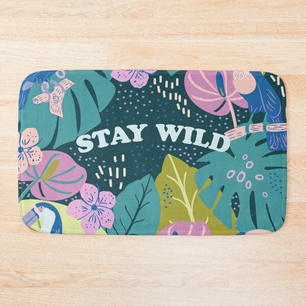 Item preview, Colorful Toucans &Tropical Leaves - Stay Wild designed and sold by aneladesigns.