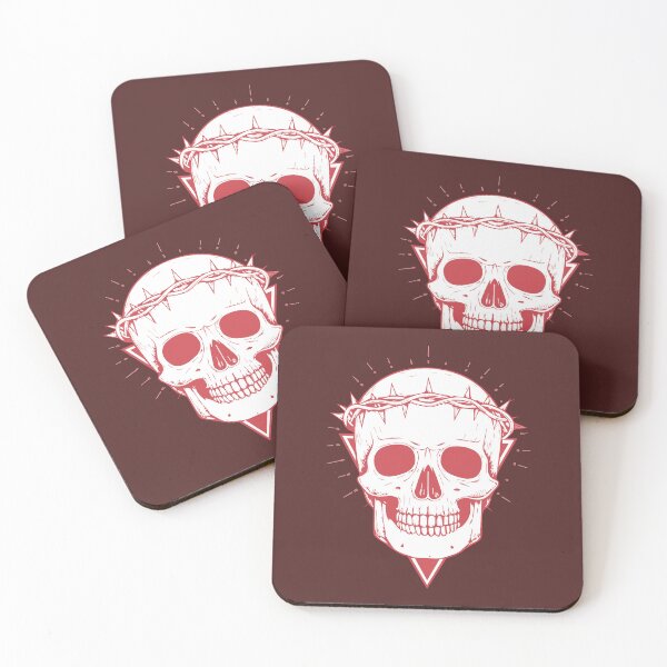 Item preview, Skull with Crown of Thorns Red Graphic Design designed and sold by YourHue.