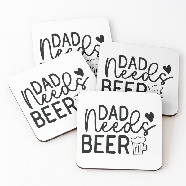 Item preview, Dad Needs Beer - Funny Dad Quotes Retro Vintage Aesthetic Craft Brew Husband Papa Gift designed and sold by FuzionRaptor.