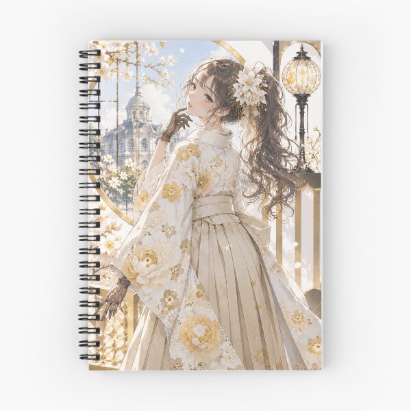 Item preview, White Hakama Lady designed and sold by Japanese Vibes.