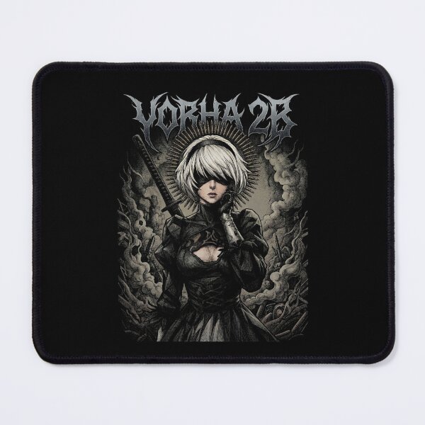 Artikelvorschau, Yorha 2B Metall entworfen und verkauft von MadShroomPrints.