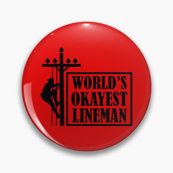 Item preview, World's Okayest Lineman, Lineman Quote designed and sold by DesignHouse07.