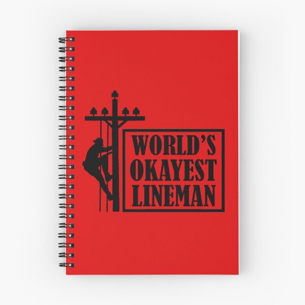 Item preview, World's Okayest Lineman, Lineman Quote designed and sold by DesignHouse07.
