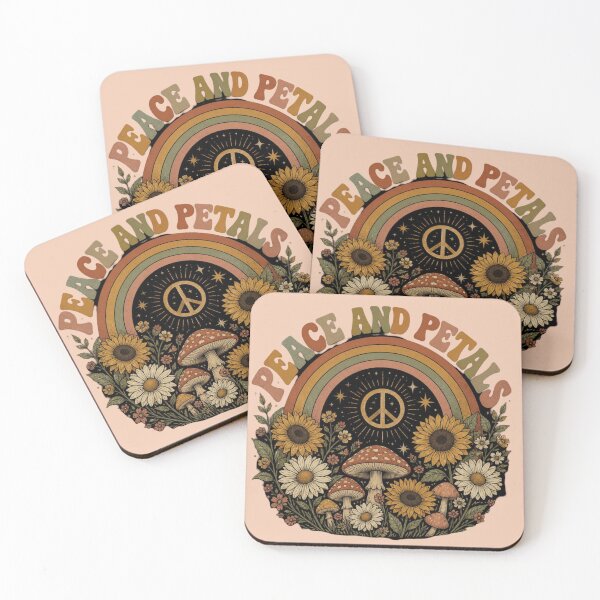 Item preview, Peace and Petals  designed and sold by carthagia.