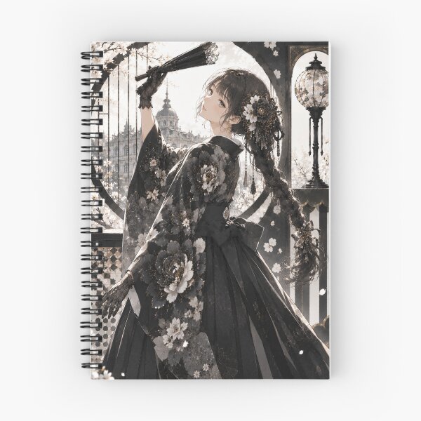 Item preview, Black Hakama Lady designed and sold by Japanese Vibes.
