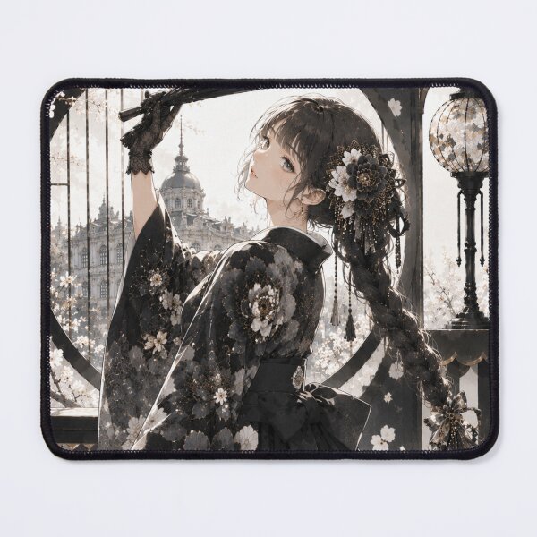 Item preview, Black Hakama Lady designed and sold by Japanese Vibes.