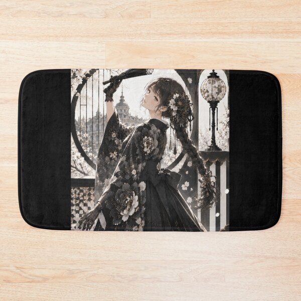 Item preview, Black Hakama Lady designed and sold by Japanese Vibes.