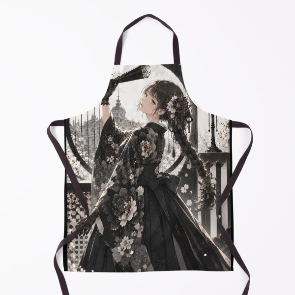 Item preview, Black Hakama Lady designed and sold by Japanese Vibes.