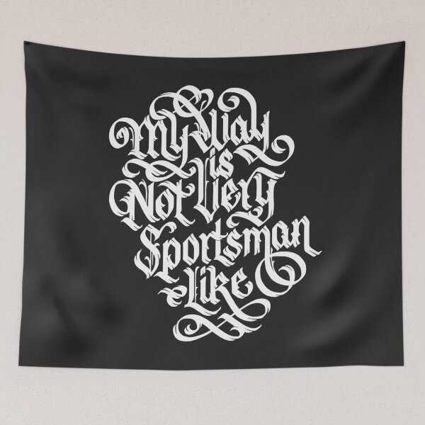 Item preview, My Way Is Not Very Sportsmanlike (White) designed and sold by polliadesign.