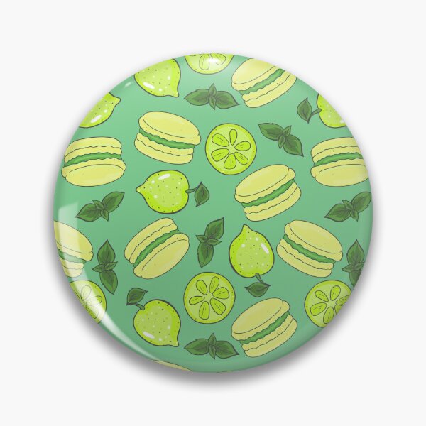 Item preview, Mint Macarons Lime Citruses Green Dessert Print designed and sold by K Design Store.