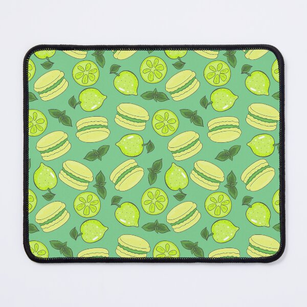 Item preview, Mint Macarons Lime Citruses Green Dessert Print designed and sold by K Design Store.