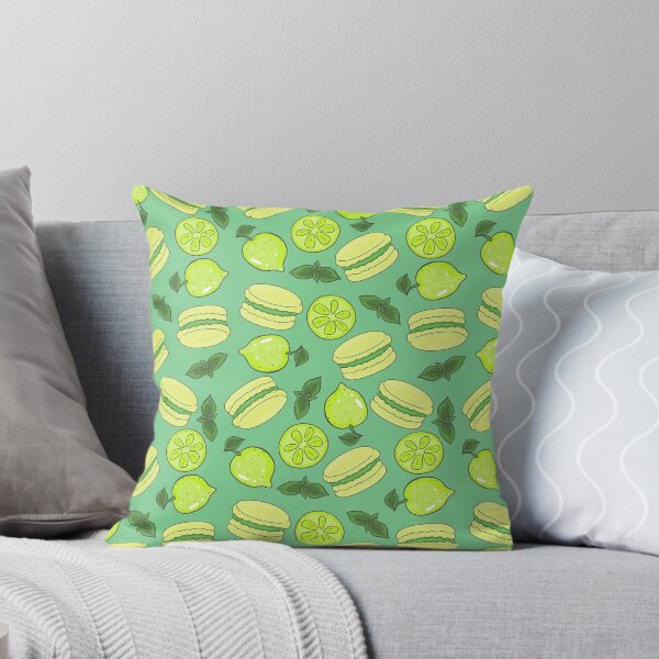 Item preview, Mint Macarons Lime Citruses Green Dessert Print designed and sold by K Design Store.