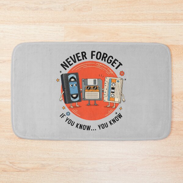 Item preview, Retro Nostalgia 90s Kids | Floppy Disk Cassette Tape VHS designed and sold by Cree8if.