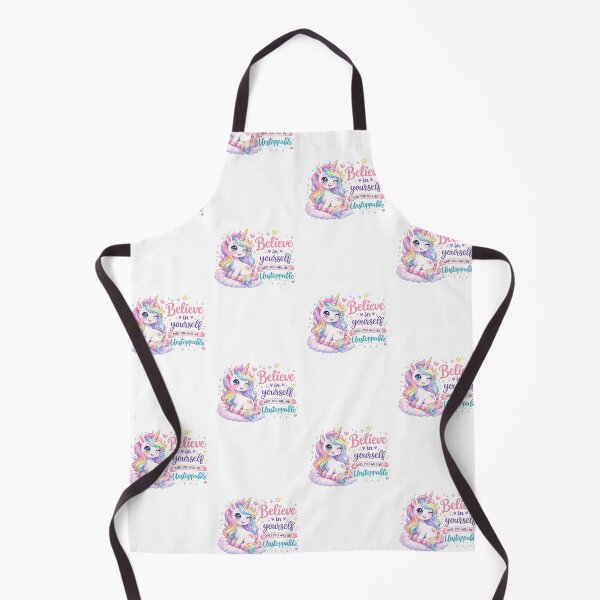 Item preview, Believe in Yourself – Cute Unicorn Motivational Sticker | Kawaii Rainbow Unicorn PNG designed and sold by Ishratparween11.
