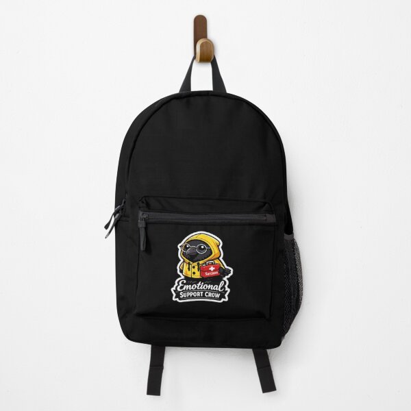 Item preview, Emotional Support Crow | Cute Gothic Kawaii Sticker designed and sold by FAZ-DESIGNS.
