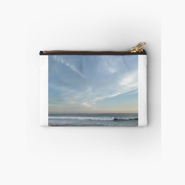 Item preview, Pastel-colored twilight on a tranquil ocean beach designed and sold by Art of Momenz.