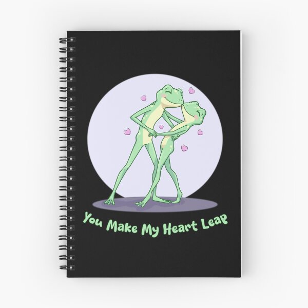 Item preview, Cute Dancing Frog Couple - You Make My Heart Leap designed and sold by Lily's World.