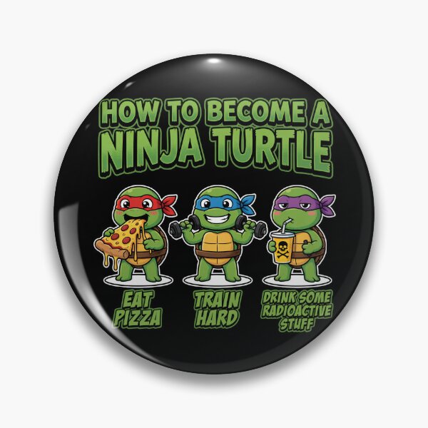 Item preview, How to Become a Ninja Turtle Funny Design designed and sold by TshirtsOnline-.