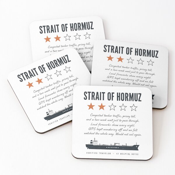 Item preview, Strait of Hormuz Two Star Review designed and sold by WholeLifePress.