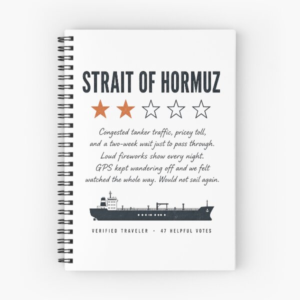 Item preview, Strait of Hormuz Two Star Review designed and sold by WholeLifePress.