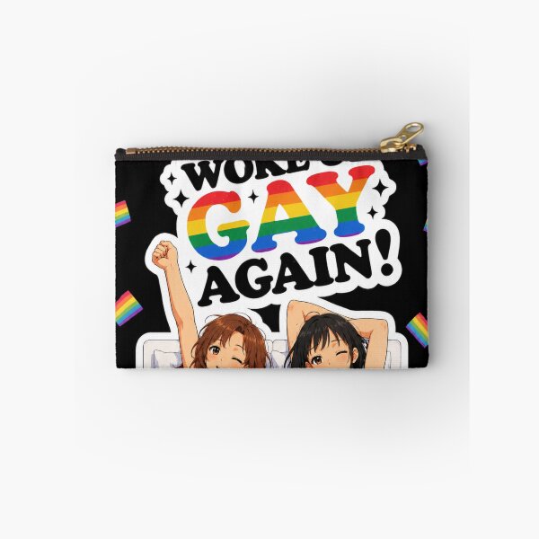 Item preview, Yes I Woke Up Gay Again – Cute Anime Lesbian Couple Pride Quote designed and sold by Jlespors09.