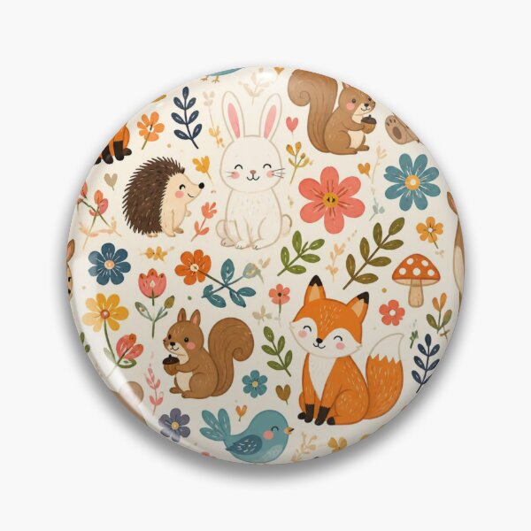Item preview, Cute Woodland Animals | Forest Friends Nursery Pattern designed and sold by My Gluten Free Life UK.