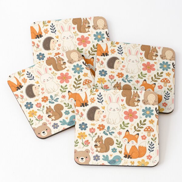 Item preview, Cute Woodland Animals | Forest Friends Nursery Pattern designed and sold by My Gluten Free Life UK.