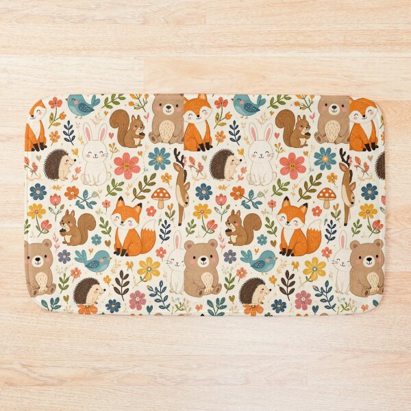 Item preview, Cute Woodland Animals | Forest Friends Nursery Pattern designed and sold by My Gluten Free Life UK.