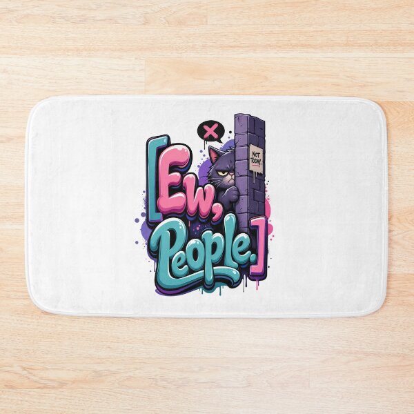 Item preview, Ew People Funny Introvert Grumpy Cat Antisocial designed and sold by Mr-wow.
