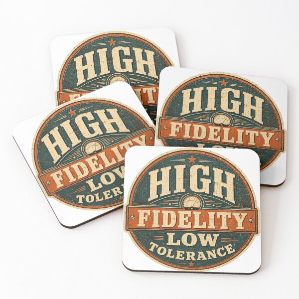 Item preview, High Fidelity Low Tolerance - Funny Audiophile Design designed and sold by Golden Era Studio.