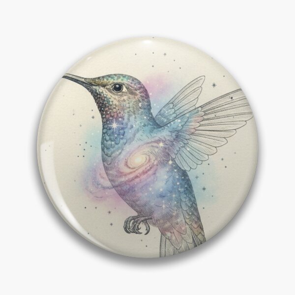 Item preview, Hummingbird Among Flowers | Highly Detailed Tropical Illustration designed and sold by HeyHas.