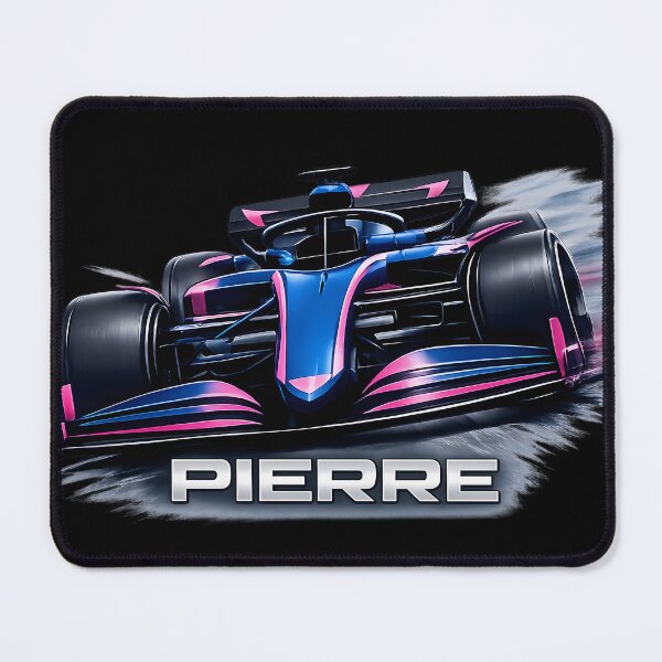 Item preview, Pierre Formula Racing Car Retro Motorsport Illustration designed and sold by KawaiiOrbit.