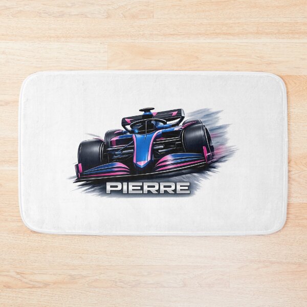Item preview, Pierre Formula Racing Car Retro Motorsport Illustration designed and sold by KawaiiOrbit.