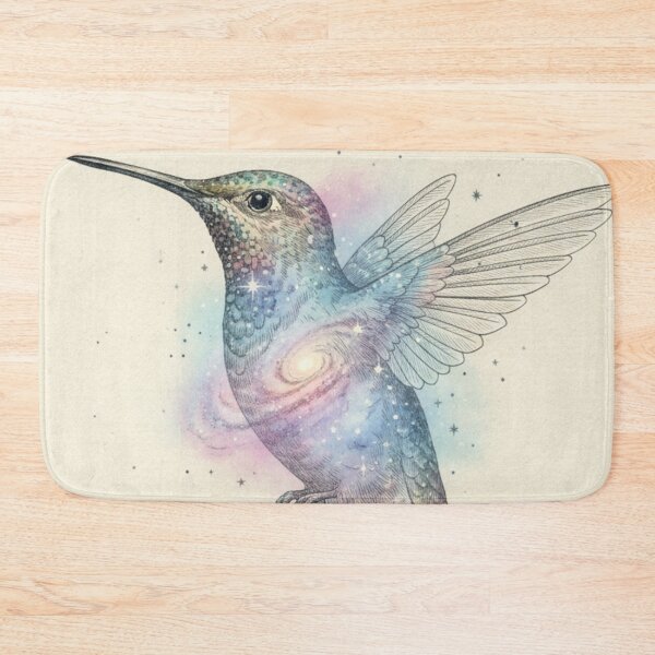 Item preview, Hummingbird Among Flowers | Highly Detailed Tropical Illustration designed and sold by HeyHas.
