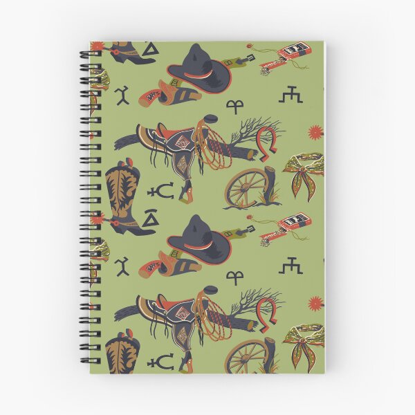 Item preview, Panhandle Slim Western Print in Green designed and sold by Raqilu Designs.