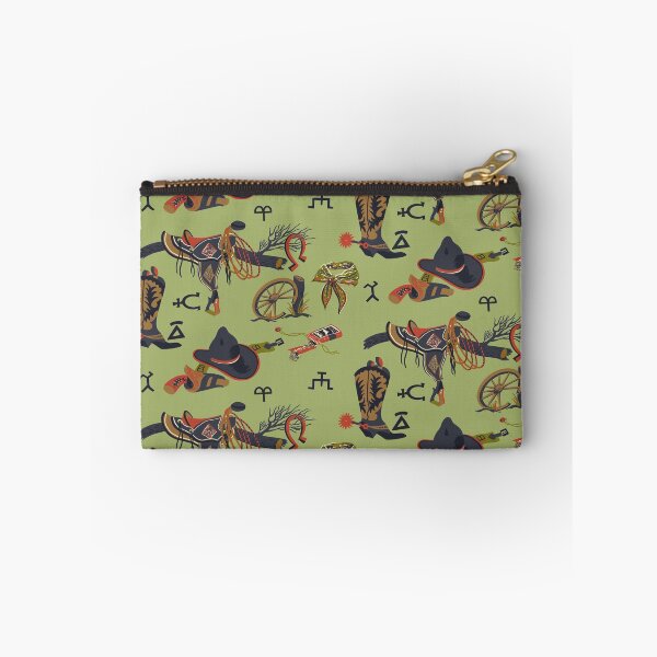 Item preview, Panhandle Slim Western Print in Green designed and sold by Raqilu Designs.