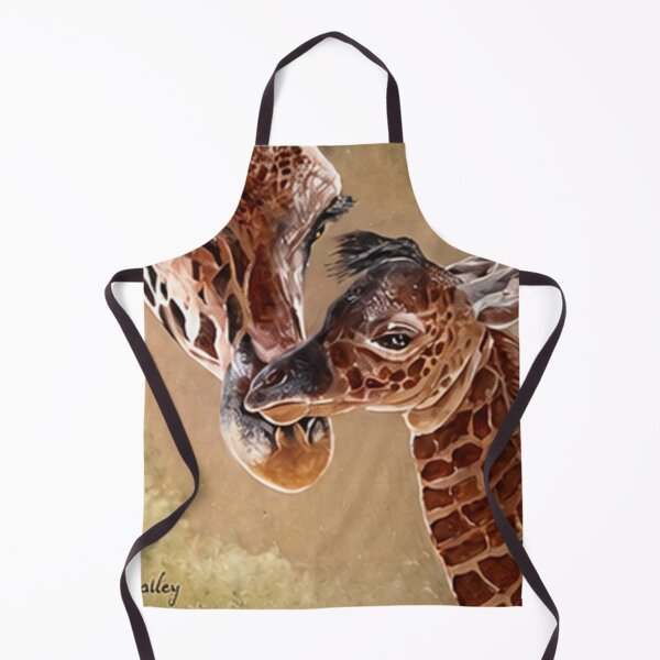 Item preview, Mother and Baby Giraffe designed and sold by cbfineartstudio.