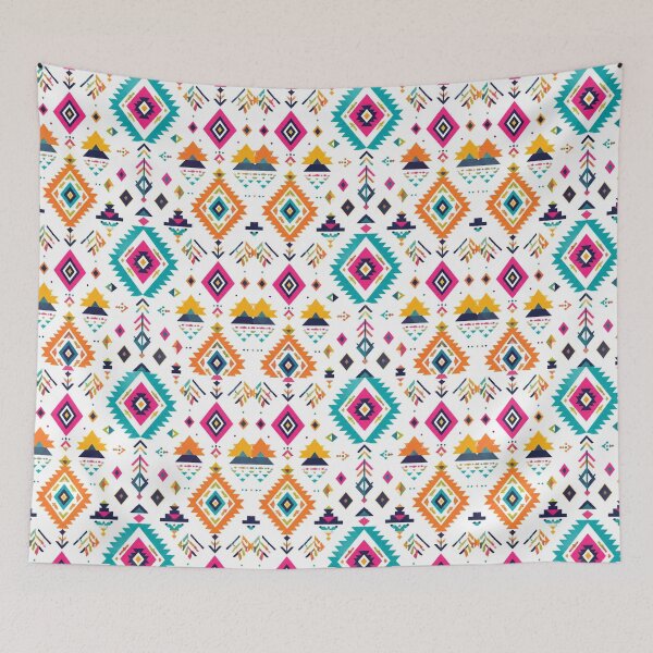 Item preview, Bright Aztec Geometric Pattern | Colourful Tribal Boho Design designed and sold by My Gluten Free Life UK.